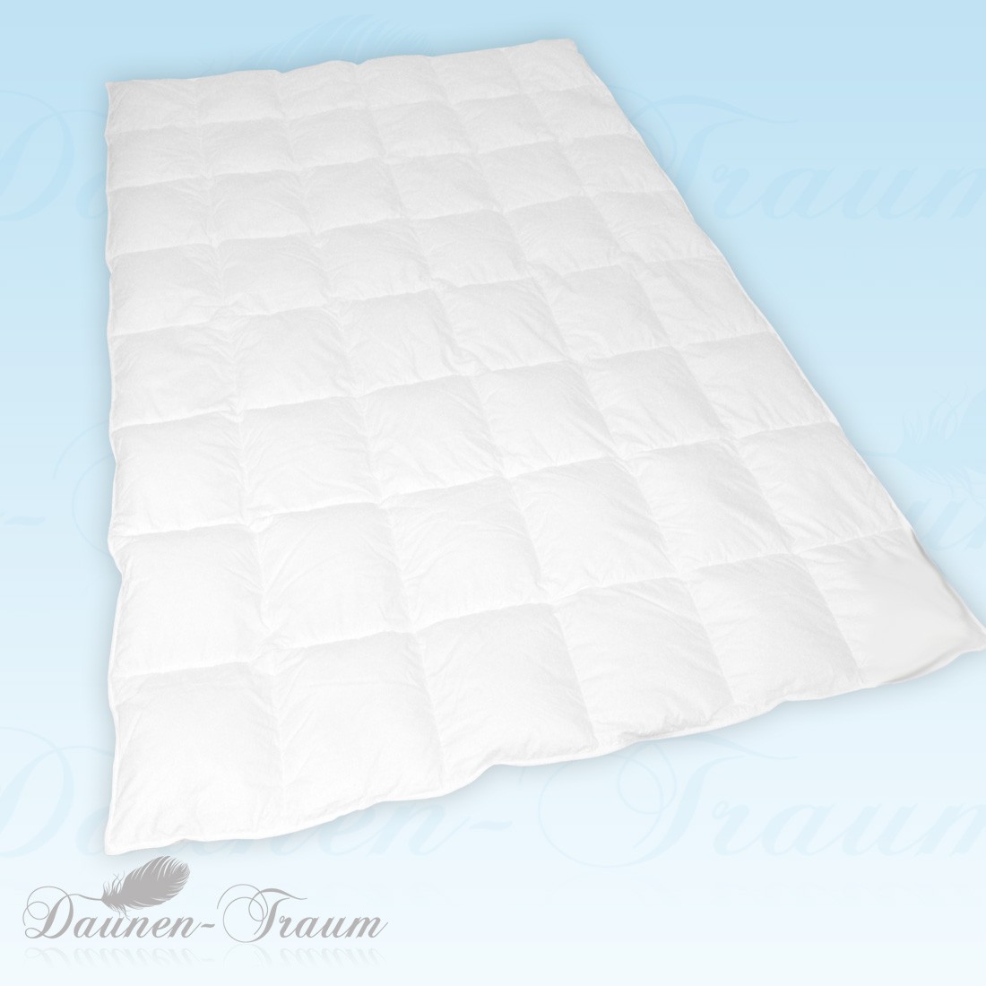 Sommerdaunendecke  100% Daunen (weiße Arktische), 6x8, 135x200, extra leicht